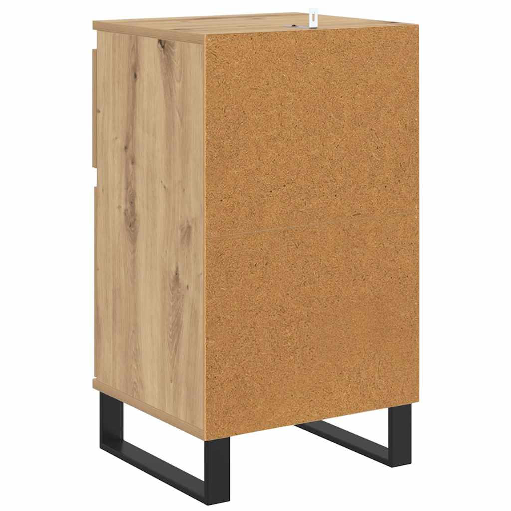Credenza rovere artigianale 35 x 40 x 70 cm Legno multistrato