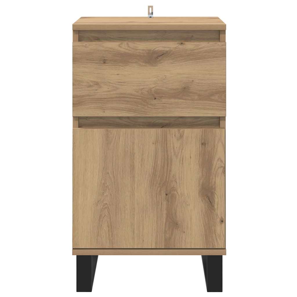 Credenza rovere artigianale 35 x 40 x 70 cm Legno multistrato