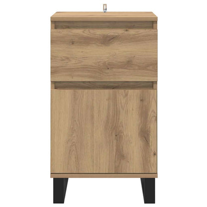 Credenza rovere artigianale 35 x 40 x 70 cm Legno multistrato