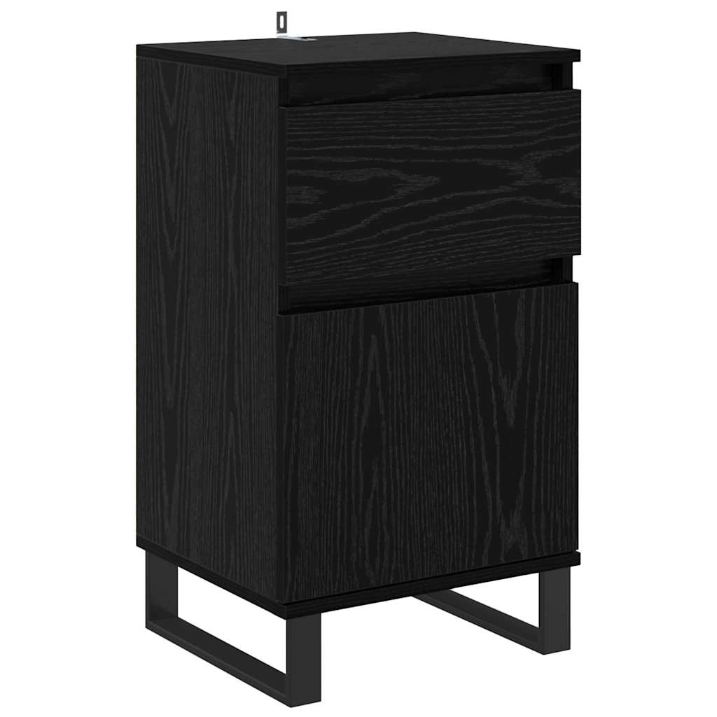 Credenza Rovere nero 35 x 40 x 70 cm Legno multistrato