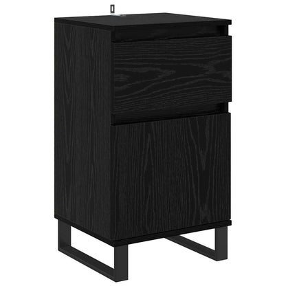 Credenza Rovere nero 35 x 40 x 70 cm Legno multistrato