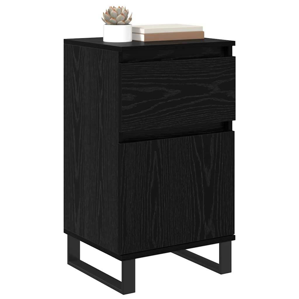 Credenza Rovere nero 35 x 40 x 70 cm Legno multistrato