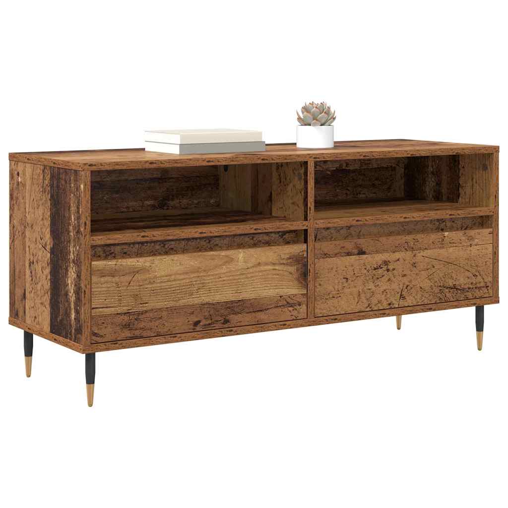 Mobile TV con cassetto Legno vecchio 100 x 34,5 x 44,5 cm