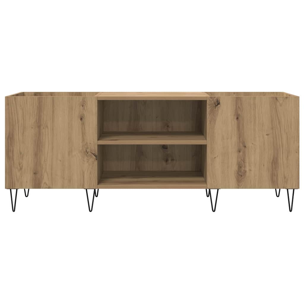 Mobile porta vinili Rovere artigianale 121 x 38 x 48 cm