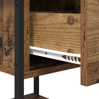 Comodino Legno vecchio 34 x 35,5 x 45 cm Legno multistrato