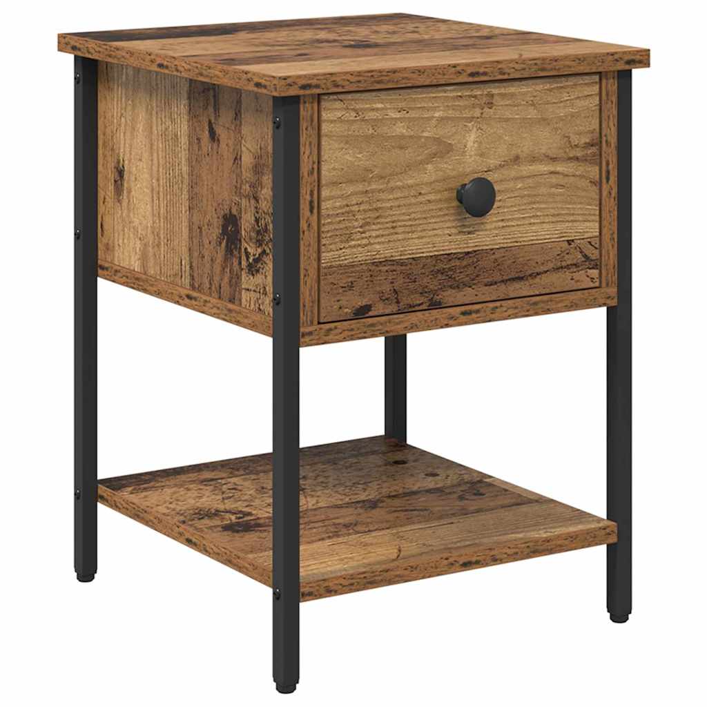 Comodino Legno vecchio 34 x 35,5 x 45 cm Legno multistrato
