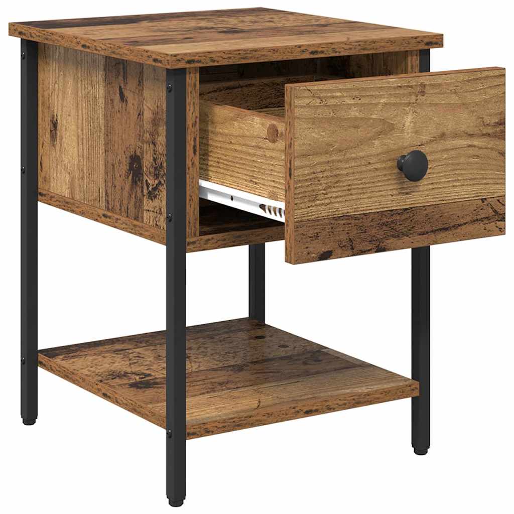 Comodino Legno vecchio 34 x 35,5 x 45 cm Legno multistrato