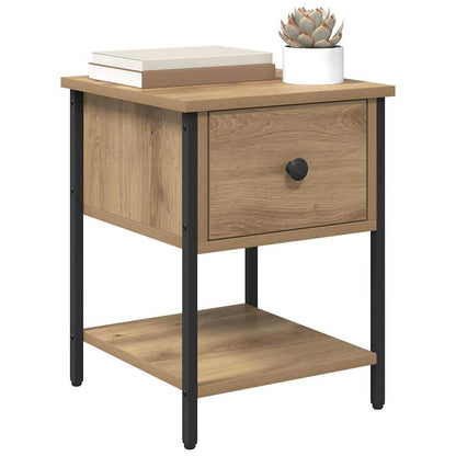 Comodino Rovere artigianale 34 x 35,5 x 45 cm Legno multistrato