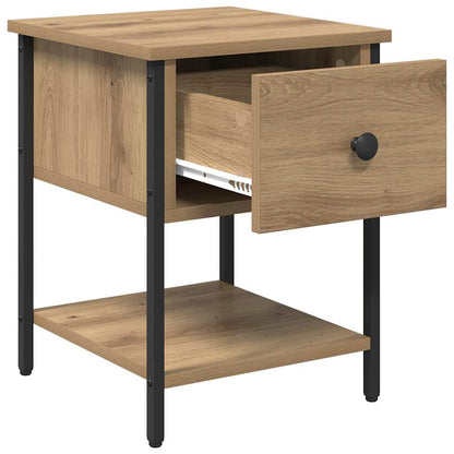 Comodino 2 pcs Rovere artigianale 34 x 35,5 x 45 cm