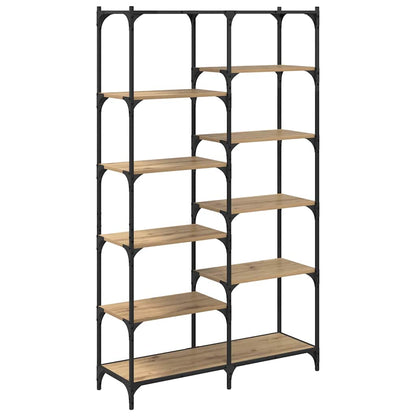 Libreria rovere artigianale 100 x 32 x 170 cm Legno multistrato