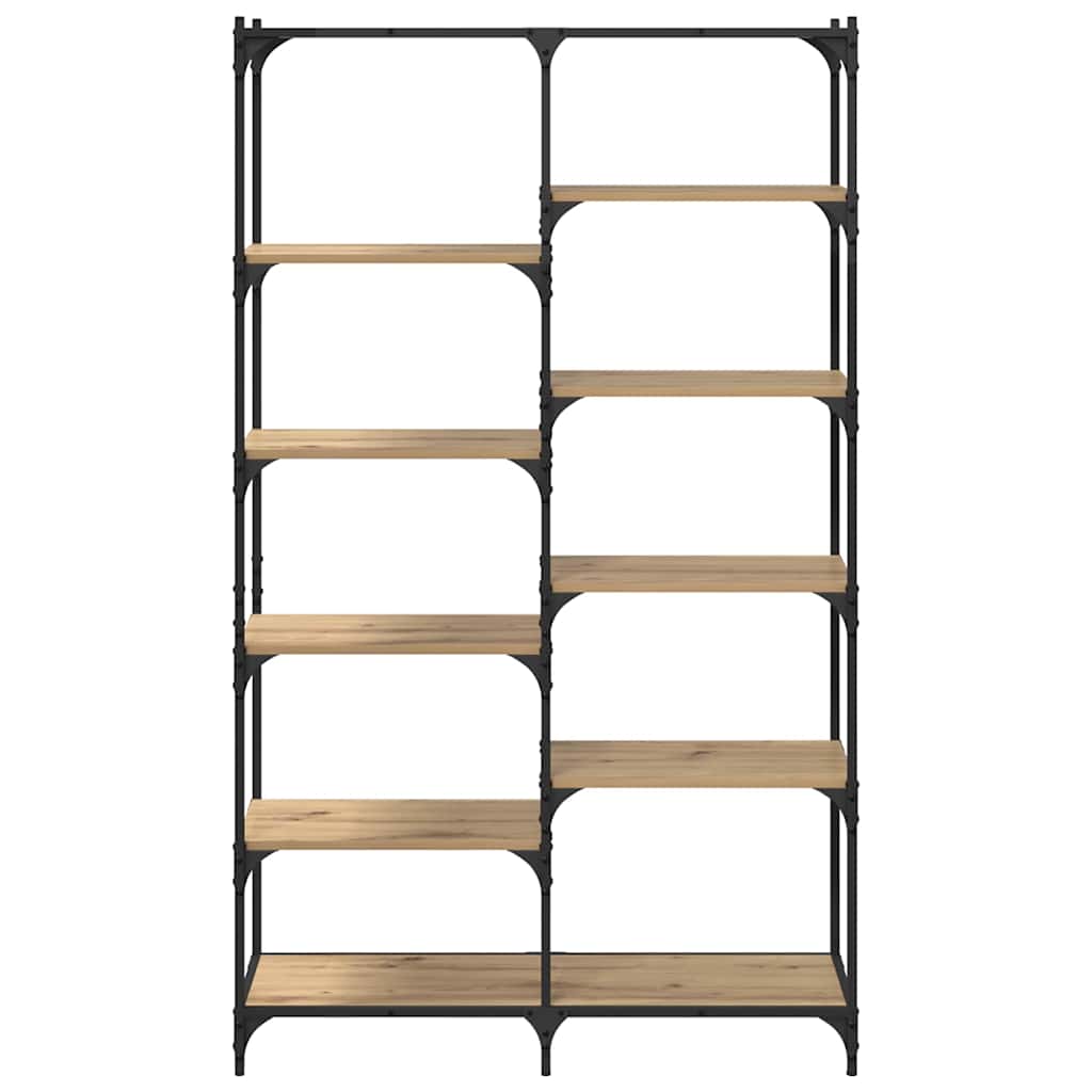 Libreria rovere artigianale 100 x 32 x 170 cm Legno multistrato