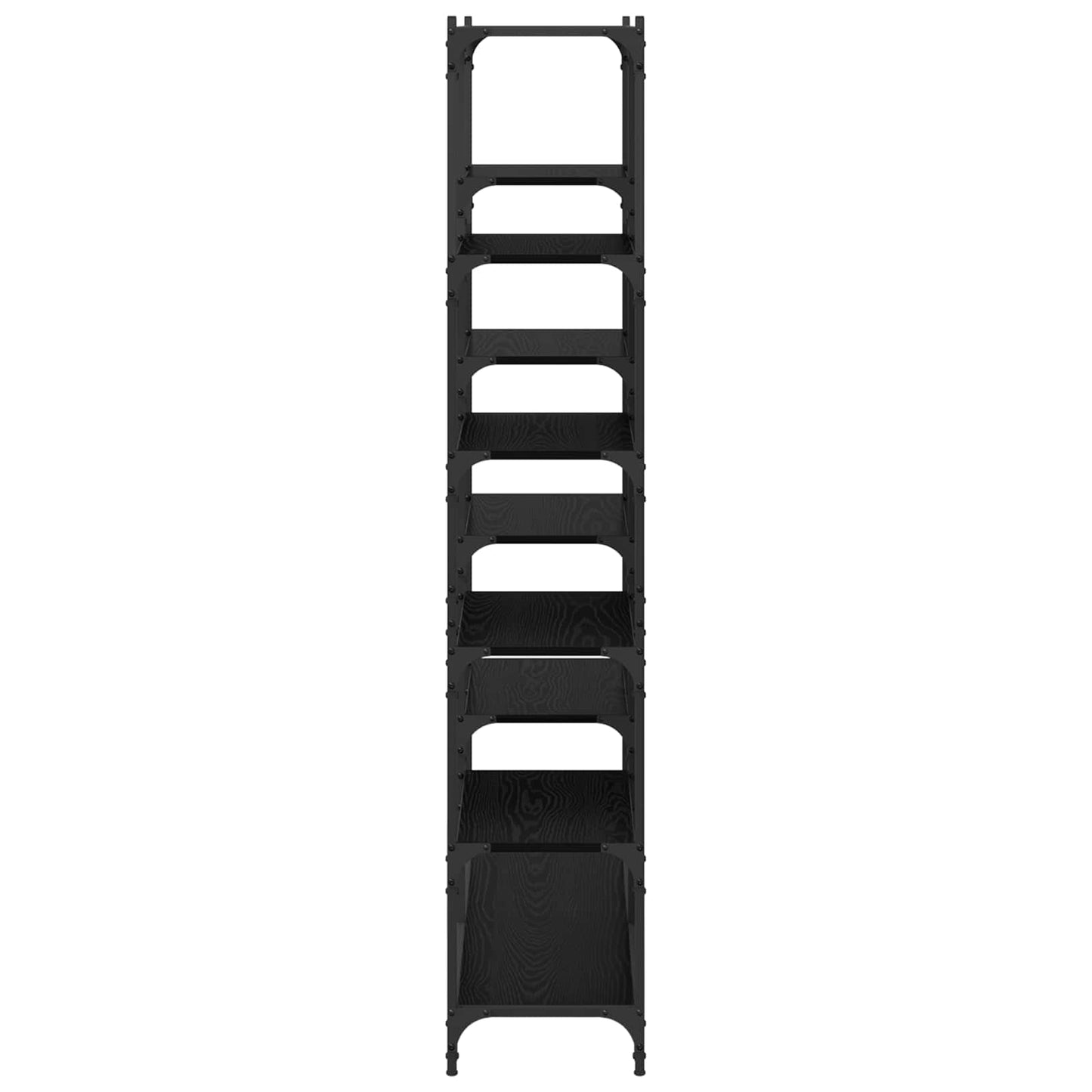 Libreria Rovere nero 100 x 32 x 170 cm Legno multistrato | homemem39