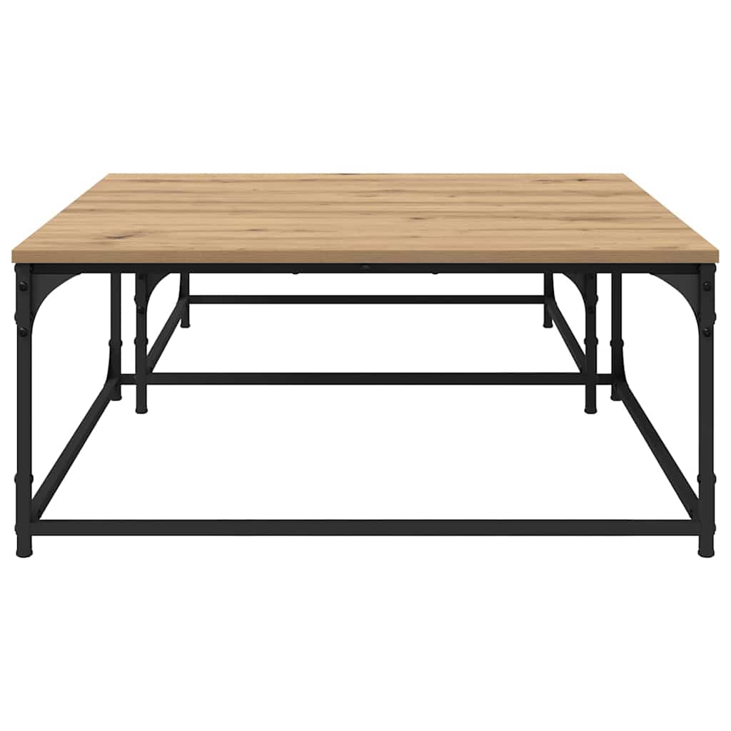 Tavolino da salotto 2 pcs Rovere artigianale Legno multistrato