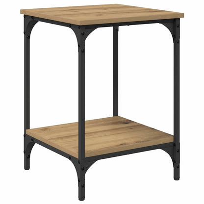 Tavolino da salotto Rovere artigianale 40 x 40 x 55 cm