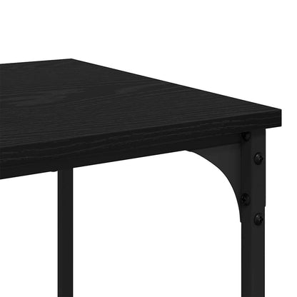 Tavolino da salotto Rovere Nero 40 x 40 x 55 cm | homemem39