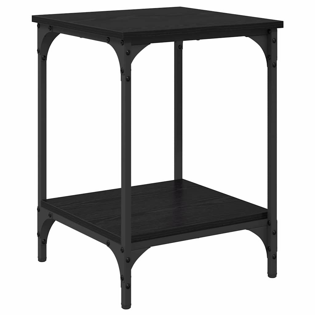 Tavolino da salotto Rovere Nero 40 x 40 x 55 cm | homemem39