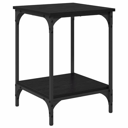 Tavolino da salotto Rovere Nero 40 x 40 x 55 cm | homemem39