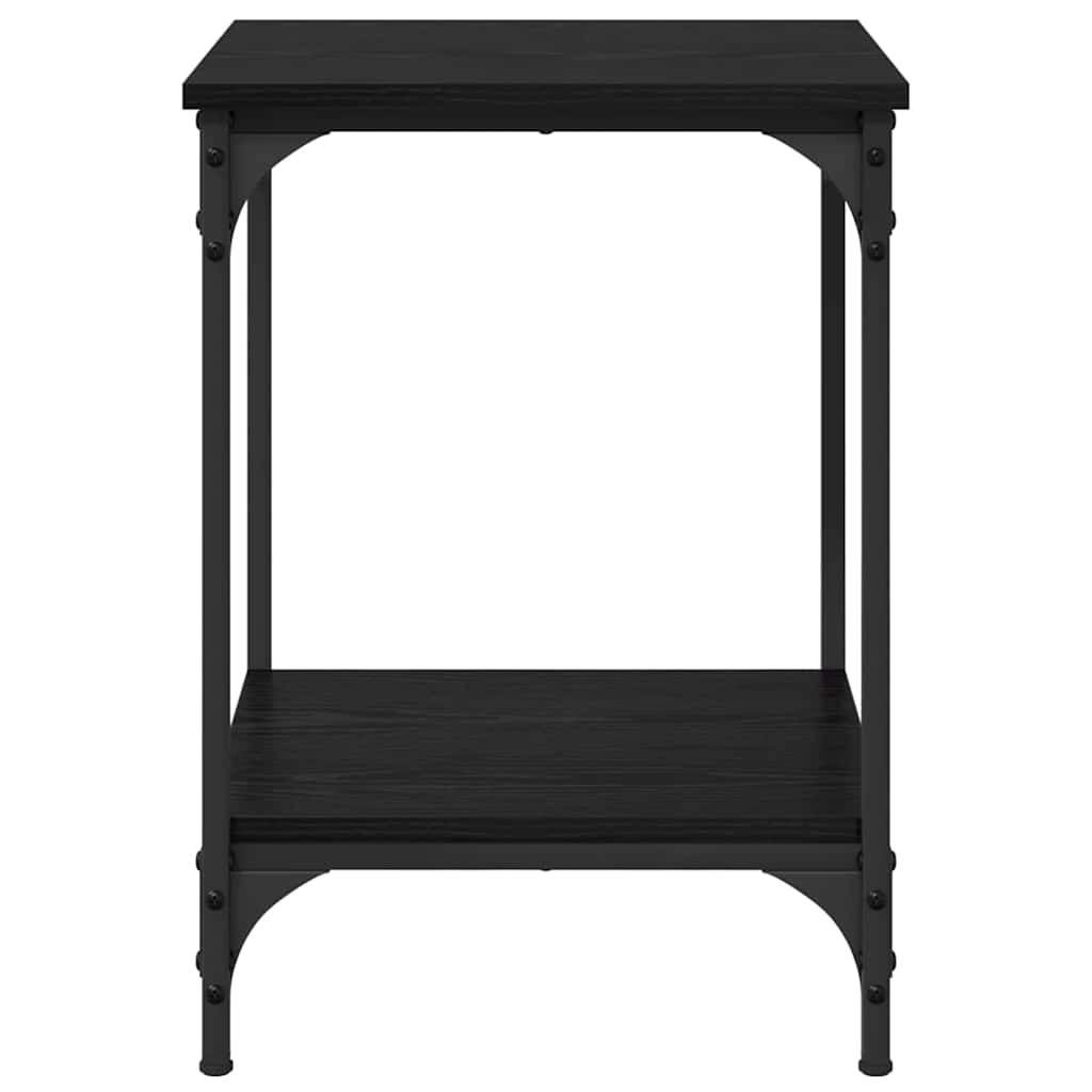 Tavolino da salotto Rovere Nero 40 x 40 x 55 cm | homemem39