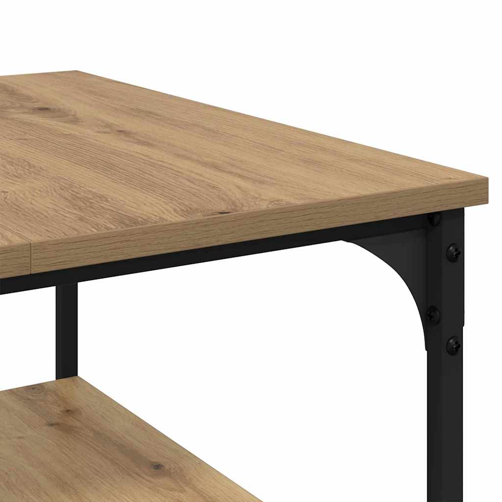 Tavolino da salotto Rovere artigianale 55 x 55 x 40 cm | homemem39