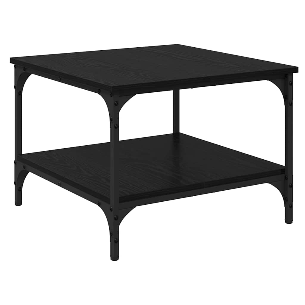 Tavolino da salotto Rovere Nero 55 x 55 x 40 cm | homemem39