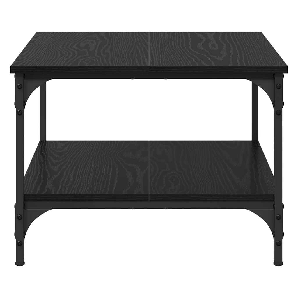 Tavolino da salotto Rovere Nero 55 x 55 x 40 cm