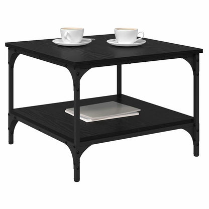 Tavolino da salotto Rovere Nero 55 x 55 x 40 cm