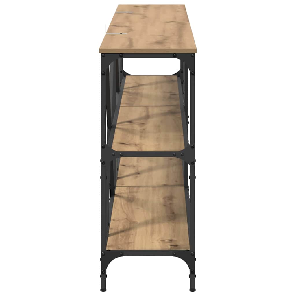 Tavolo consolle Rovere artigianale 180 x 30 x 75 cm