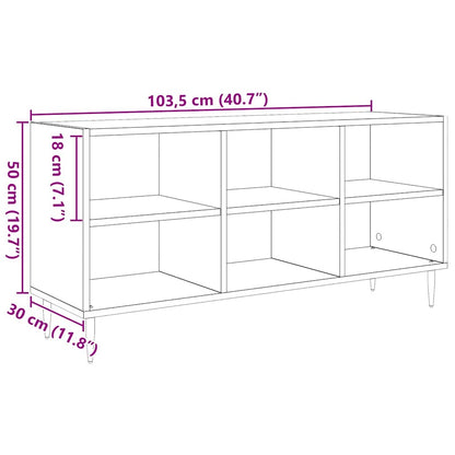 Mobile TV Rovere artigianale 103,5 x 30 x 50 cm