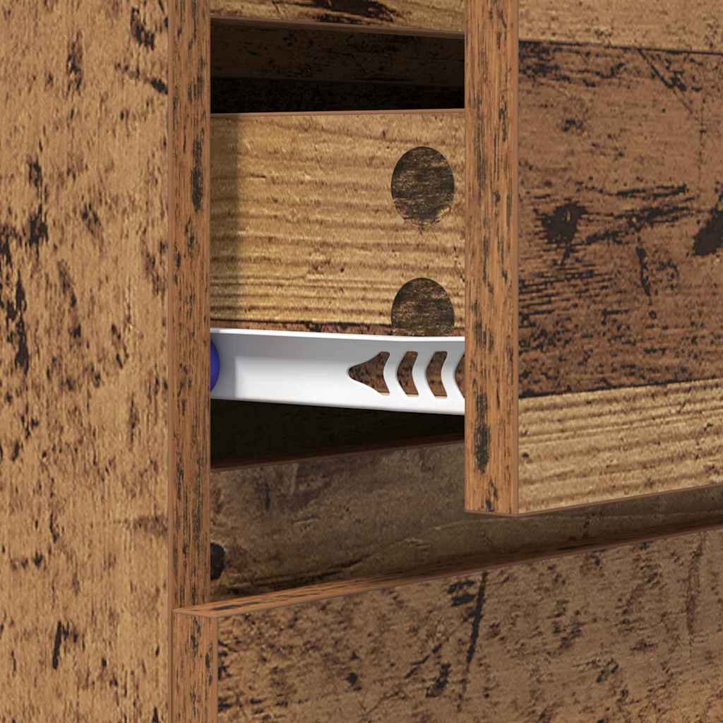 Credenza con cassetto Legno vecchio 60 x 35 x 70 cm Legno multistrato