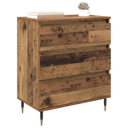 Credenza con cassetto Legno vecchio 60 x 35 x 70 cm Legno multistrato