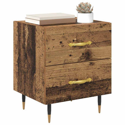 Armadio da Notte con cassetto Legno vecchio 40 x 35 x 47,5 cm