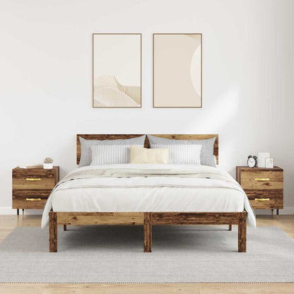 Armadio da Notte 2 pcs Legno vecchio 40 x 35 x 47,5 cm | homemem39