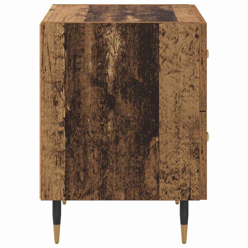 Armadio da Notte 2 pcs Legno vecchio 40 x 35 x 47,5 cm | homemem39