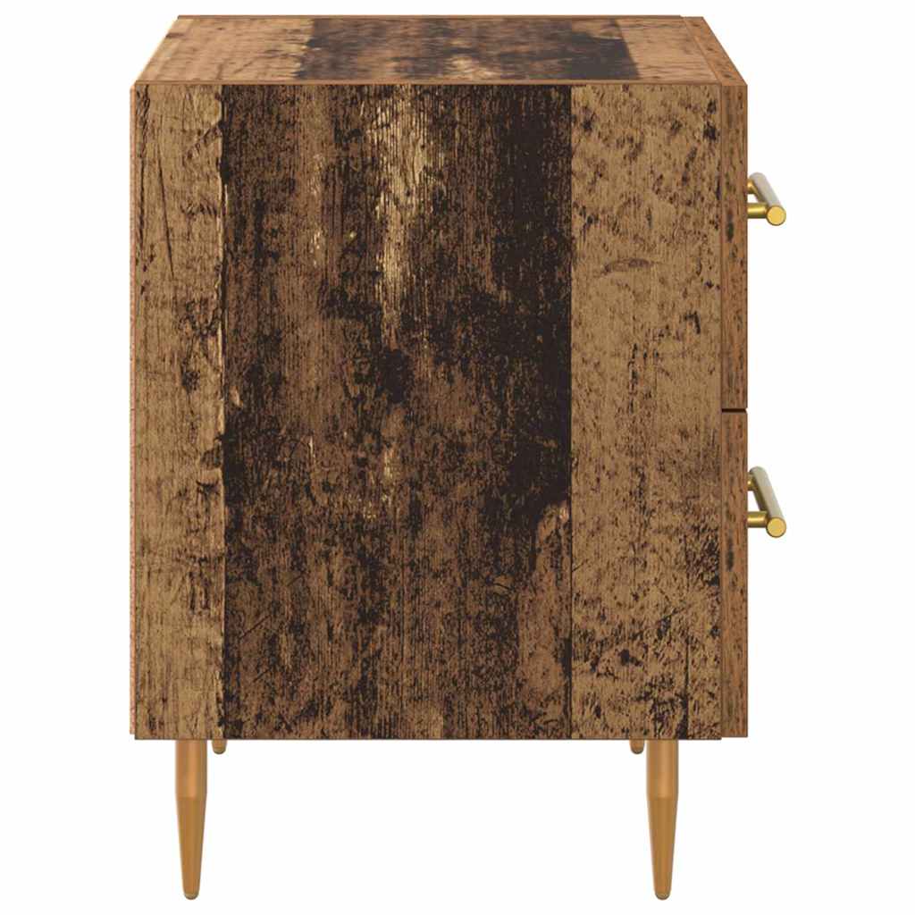 Armadio da Notte con cassetto Legno vecchio 40 x 35 x 47,5 cm