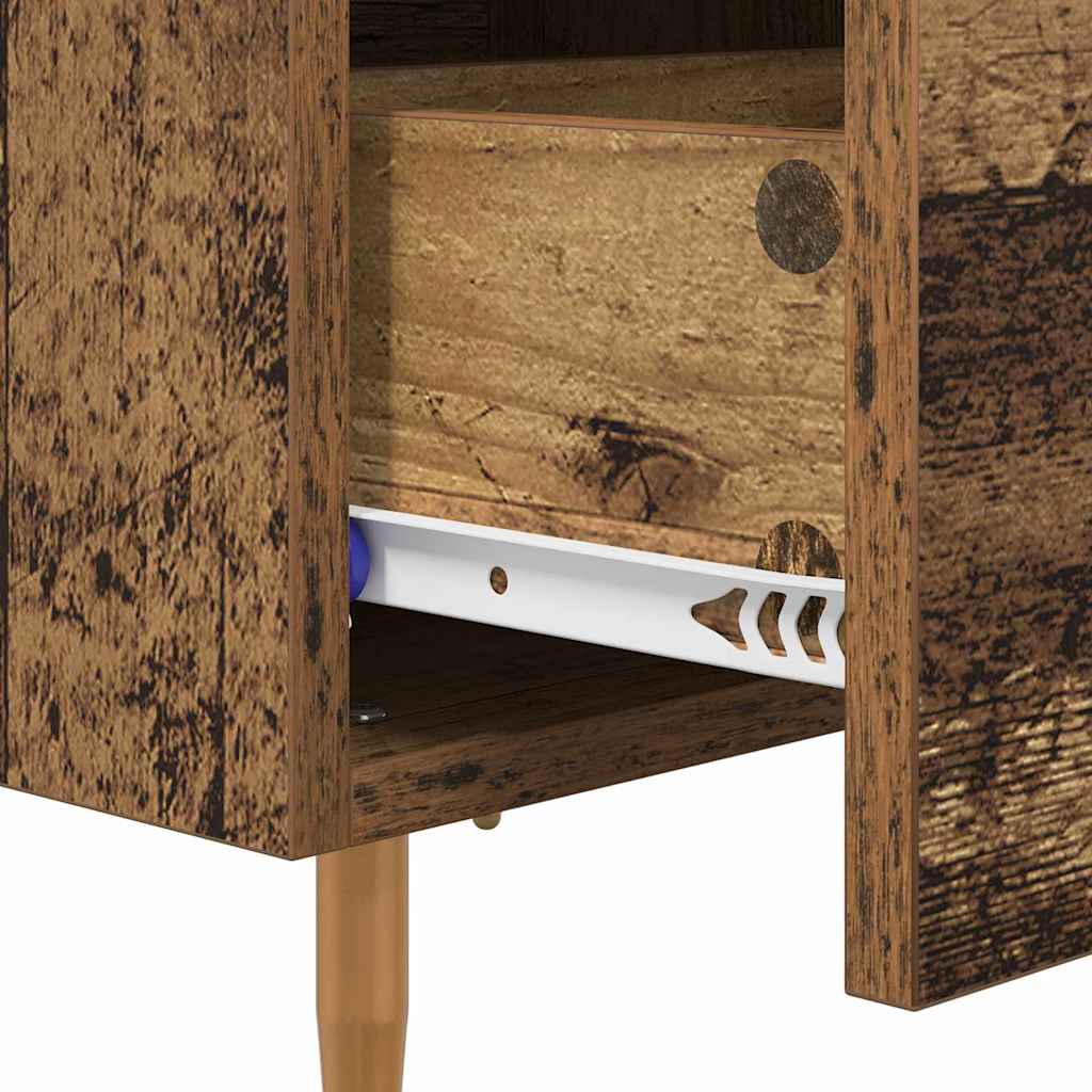 Armadio da Notte 2 pcs Legno vecchio 40 x 35 x 47,5 cm