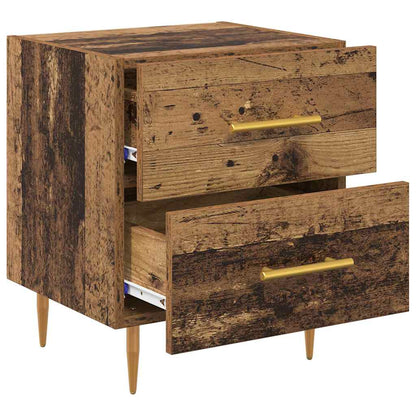 Armadio da Notte 2 pcs Legno vecchio 40 x 35 x 47,5 cm