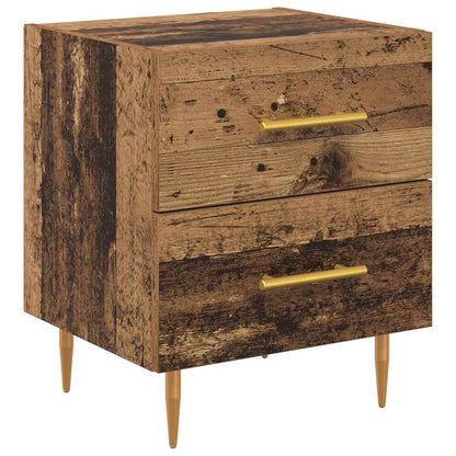 Armadio da Notte 2 pcs Legno vecchio 40 x 35 x 47,5 cm