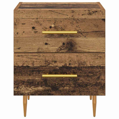 Armadio da Notte 2 pcs Legno vecchio 40 x 35 x 47,5 cm