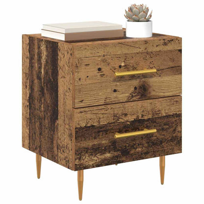 Armadio da Notte 2 pcs Legno vecchio 40 x 35 x 47,5 cm