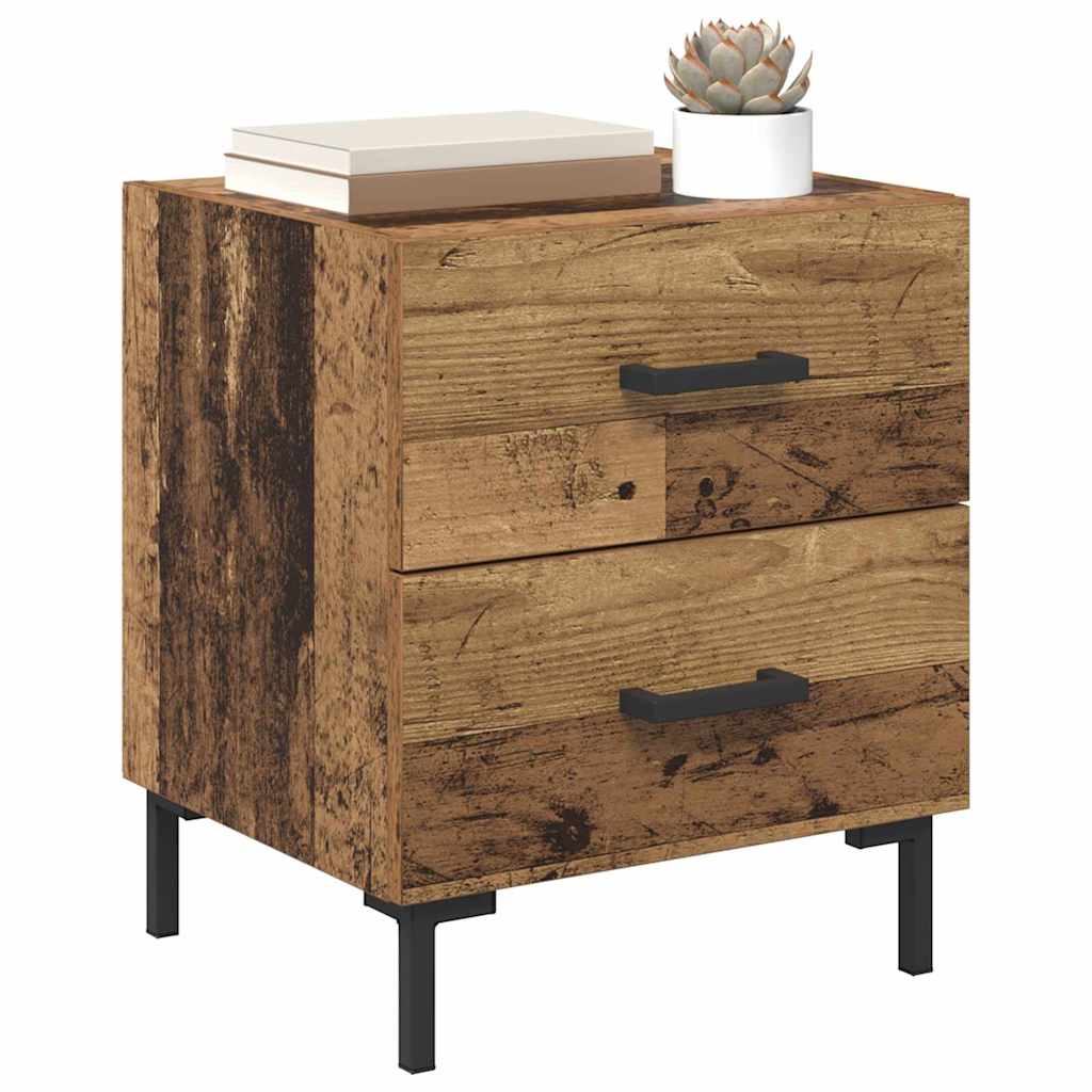 Armadio da Notte con cassetto Legno vecchio 40 x 35 x 47,5 cm | homemem39