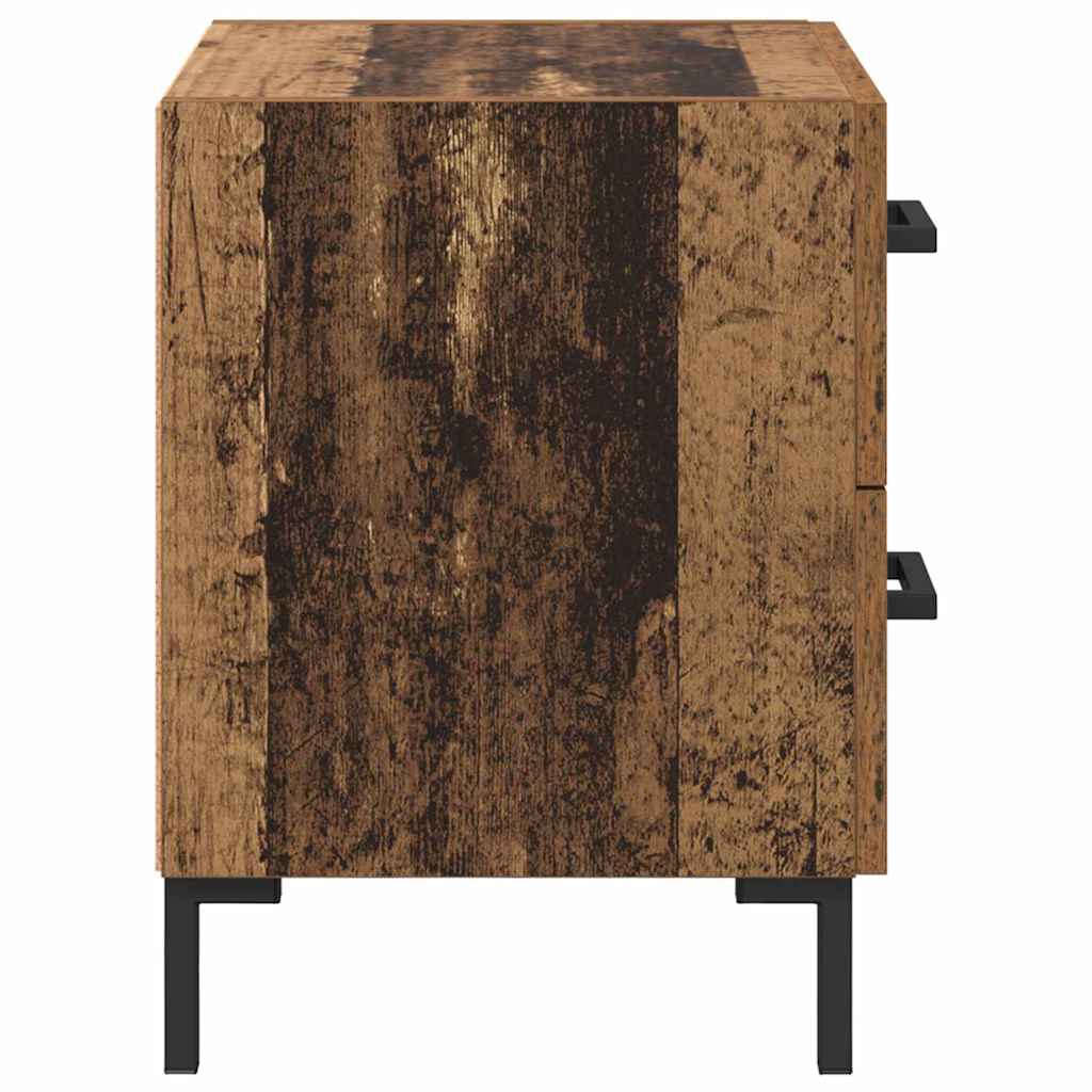 Armadio da Notte con cassetto Legno vecchio 40 x 35 x 47,5 cm