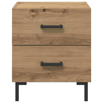 Armadio da Notte 2 pcs Rovere artigianale 40 x 35 x 47,5 cm | homemem39