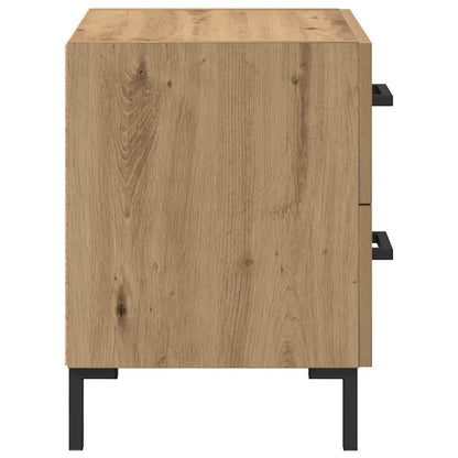Armadio da Notte 2 pcs Rovere artigianale 40 x 35 x 47,5 cm | homemem39