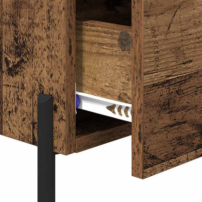 Armadio da Notte con cassetto Legno vecchio 40 x 35 x 47,5 cm | homemem39