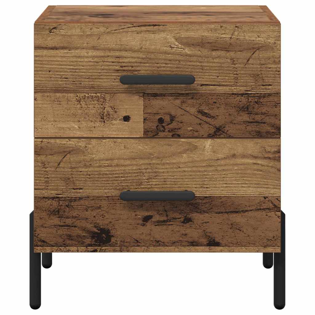 Armadio da Notte con cassetto Legno vecchio 40 x 35 x 47,5 cm | homemem39