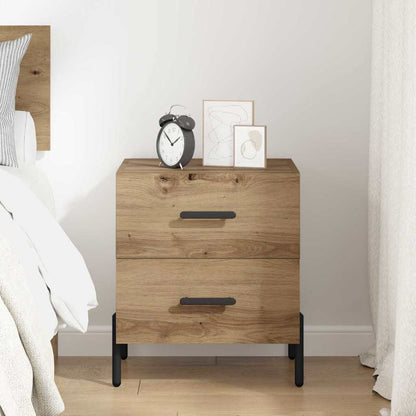 Armadio da Notte Rovere artigianale 40 x 35 x 47,5 cm | homemem39