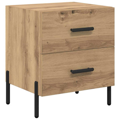 Armadio da Notte 2 pcs Rovere artigianale 40 x 35 x 47,5 cm | homemem39