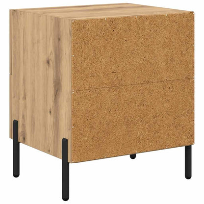 Armadio da Notte 2 pcs Rovere artigianale 40 x 35 x 47,5 cm | homemem39