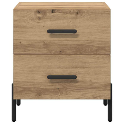 Armadio da Notte 2 pcs Rovere artigianale 40 x 35 x 47,5 cm | homemem39