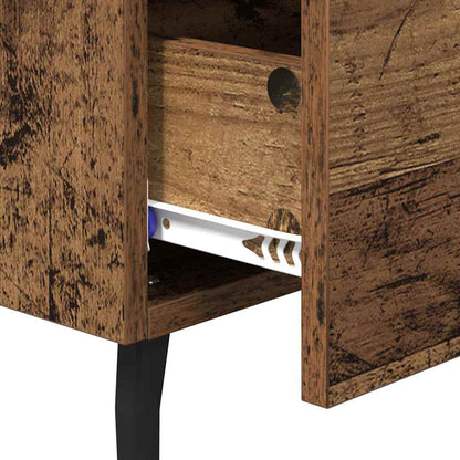 Armadio da Notte con cassetto Legno vecchio 40 x 35 x 47,5 cm | homemem39